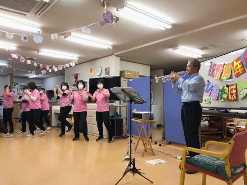 ひなたぼっこ開設１７周年記念イベントの様子
